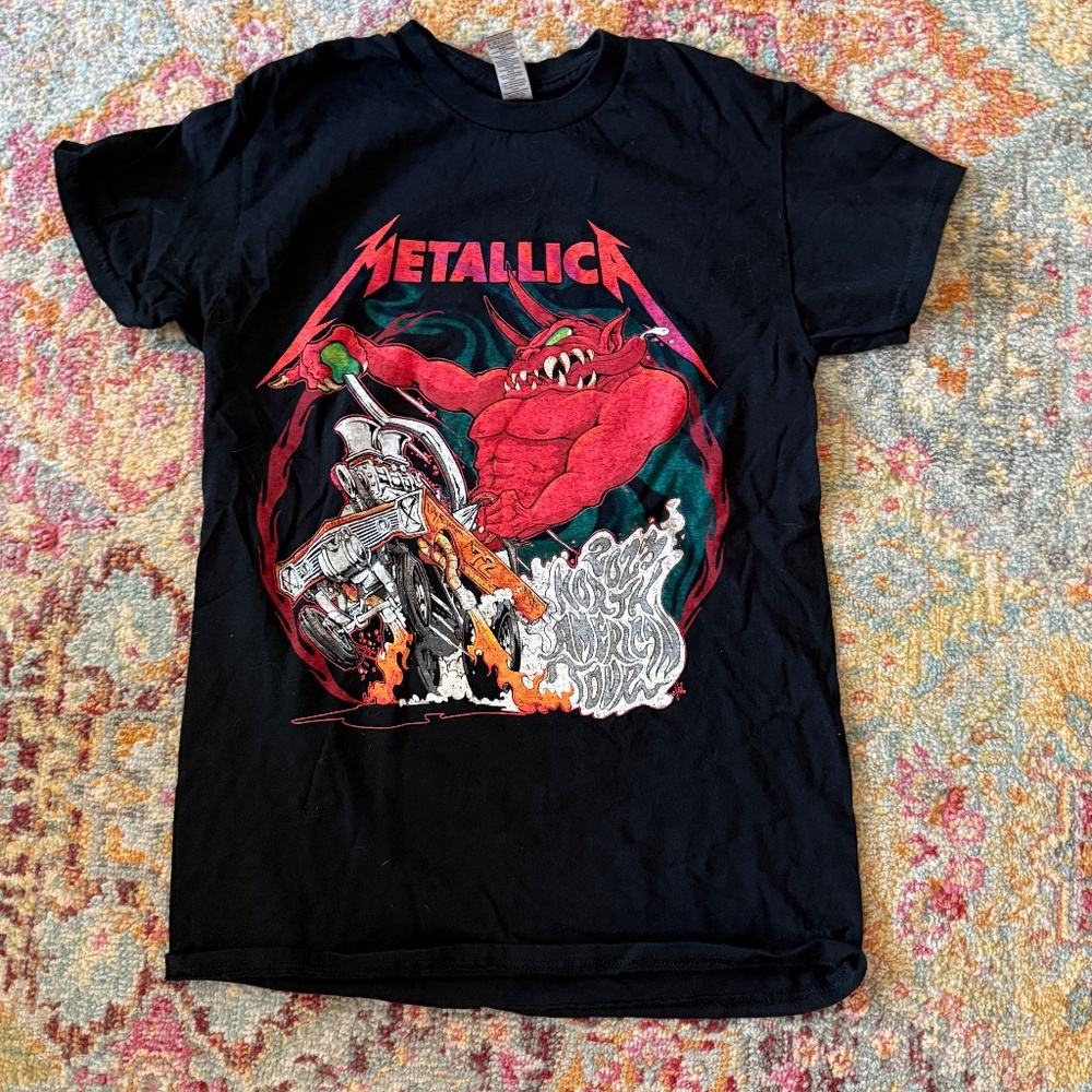 Metallica Black Concert Tee |“Full Speed or Nothing”